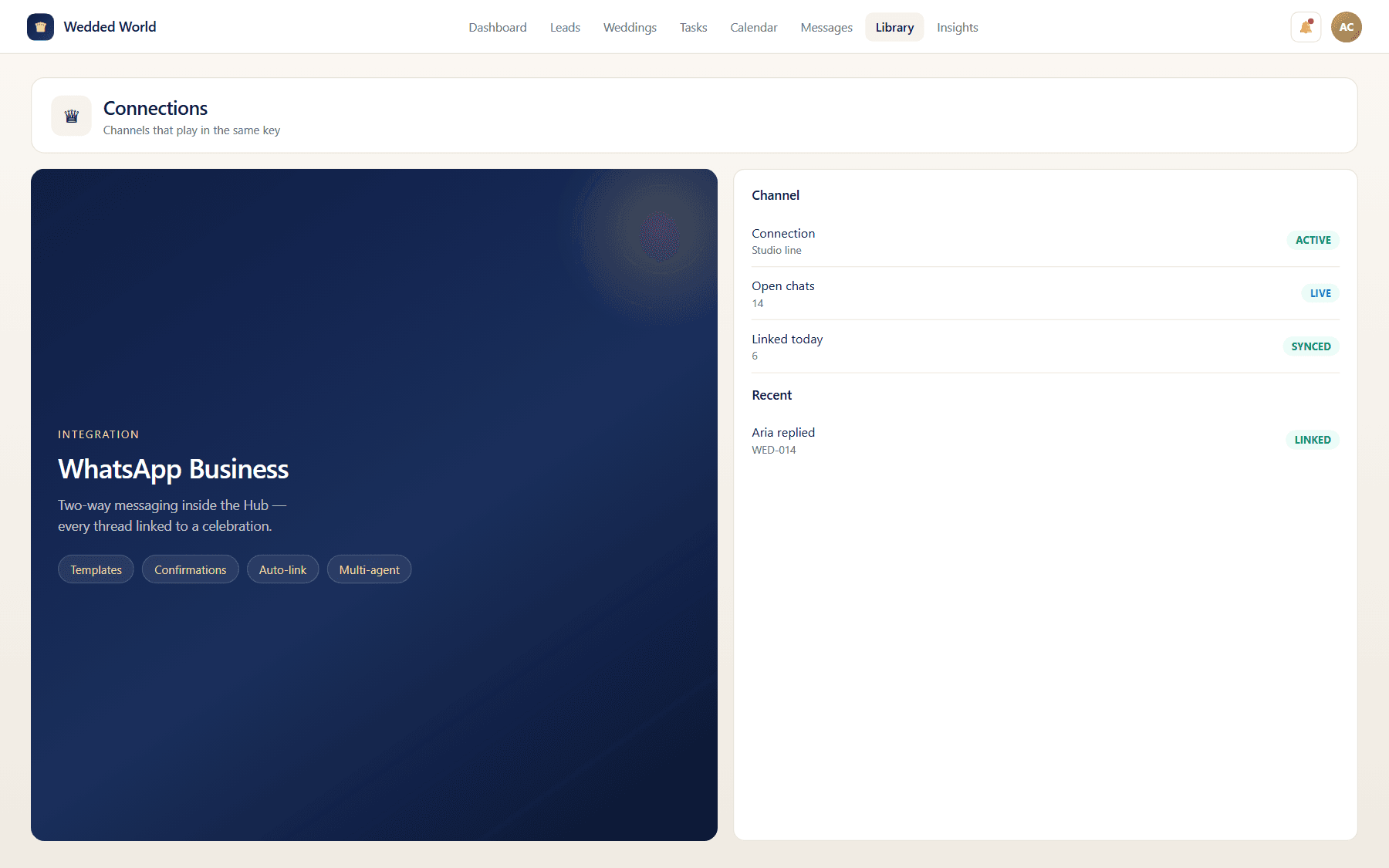 WhatsApp Business Integration product visual